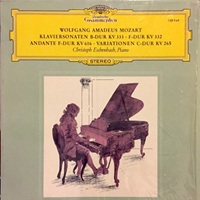Deutsche Grammophon : Eschenbach - Mozart Sonatas